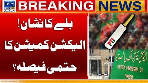 Big News About PTI Electoral Symbol Bat Breaking News Suno News