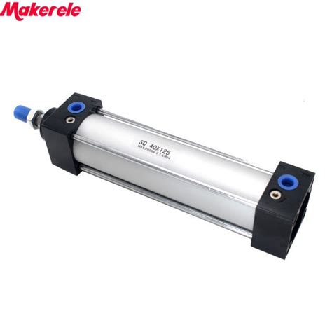 Mini Pneumatic Cylinder Double Acting Air Cylinder Sc40 125 Free