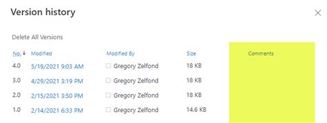 4 Ways To Access File Version History In Sharepoint Sharepoint Maven