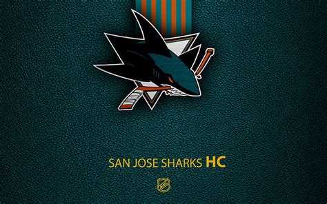 HD Wallpaper Hockey San Jose Sharks Emblem Logo NHL Wallpaper Flare