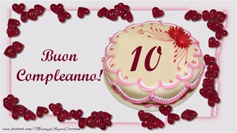 Buon Compleanno 10 Anni