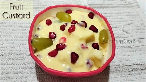 Fruit Custard Recipe Healthy Dessert Recipe How To Make Fruit