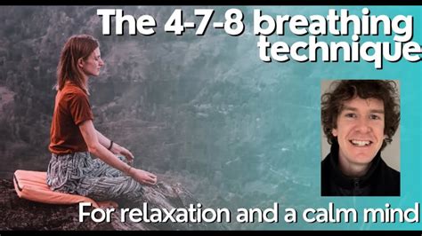 The 4 7 8 Breathing Exercise For Anxiety And Stress Or To Help With Meditation And Relaxing