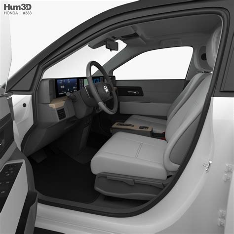 Honda e with HQ interior 2019 3D model - Download Hatchback on 3DModels.org