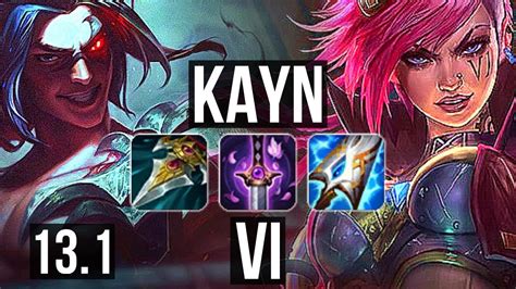 KAYN Vs VI JNG 17 1 2 10 Solo Kills Legendary 600 Games 1 3M