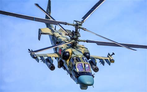 Download wallpapers Ka-50, russian military helicopter, Hokum A, Kamov ...