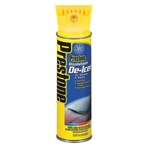 Prestone 17 Oz Windshield De Icer Aerosol Can AS244 Zoro