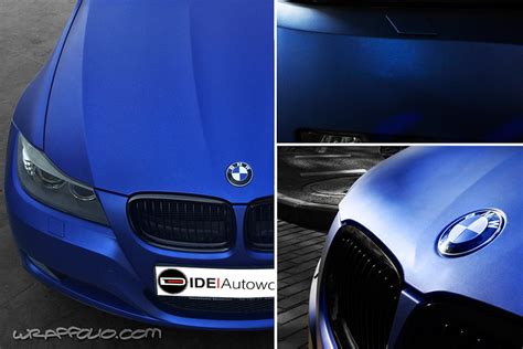 Brilliant Blue E90 Wrap Wrapfolio