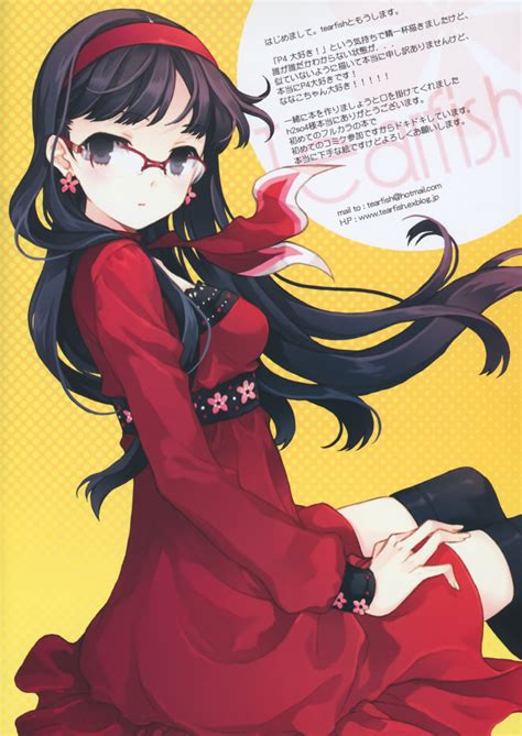 Safebooru Absurdres Amagi Yukiko Atlus Black Eyes Black Hair Earrings