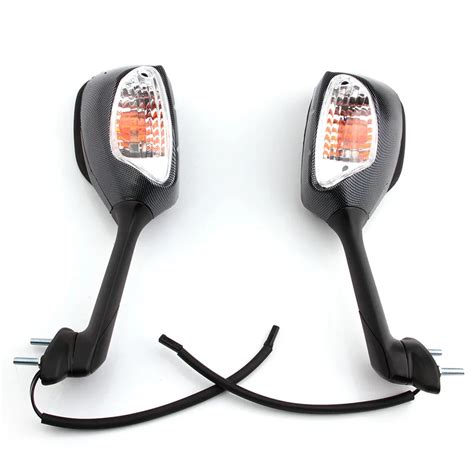 Motorcycle Led Turn Signals Rearview Side Rear View Mirror Accessories