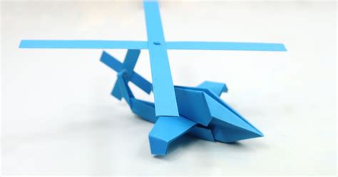 Origami Helicopter How To Make A Paper Helicopter