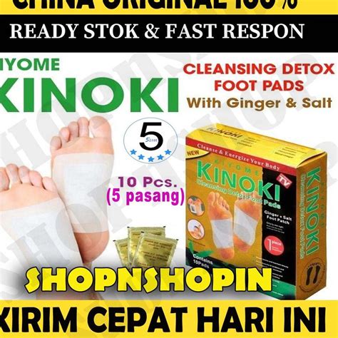 Jual V Kinoki Gold Koyo Kaki Detox Asli Isi Pcs