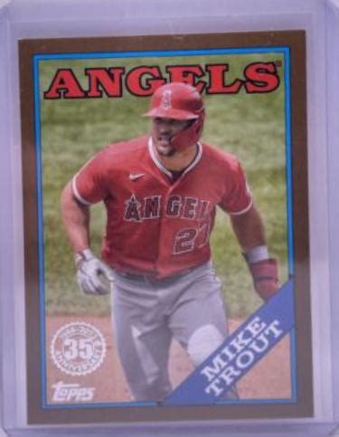 Mike Trout Gold T88 45 Prices 2023 Topps Silver Pack 1988 35th