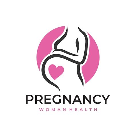 Premium Vector Pregnancy Pregnant Woman Maternal Logo Vector Icon