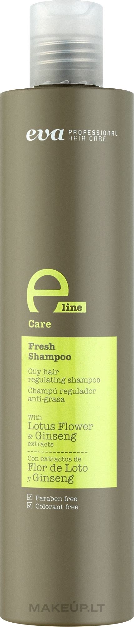 Eva Professional E Line Fresh Shampoo Gaivinantis Nas Riebiems