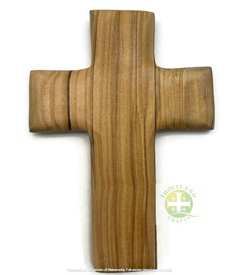 Small Wooden Cross for Wall Décor Modern Wall Cross Olive - Etsy