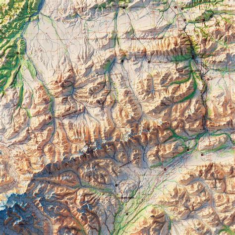 Denali National Park 1986 Relief Map In 2022 Relief Map Denali