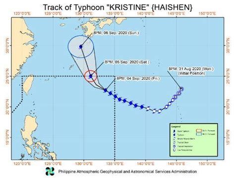 Typhoon Kristine Intensifies As It Moves Over Philippine Sea Gma News