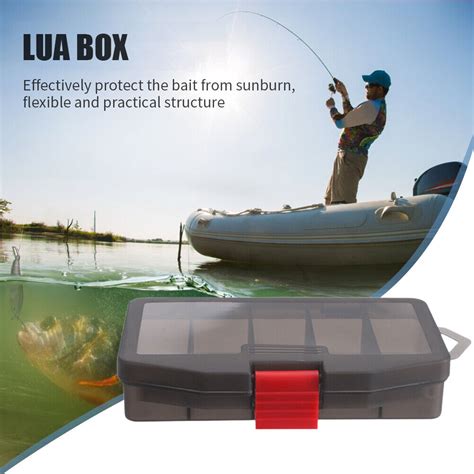 Portable Fishing Box Waterproof Bait Lure Hook Boxes Fishing Tool