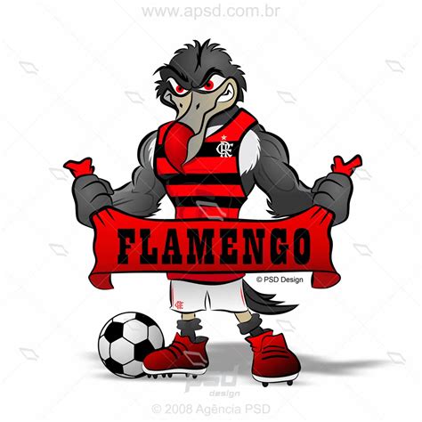 Mascote Flamengo Loja Agência PSD