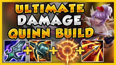 Rank 1 Quinn World Ultimate Damage Build To Melt Your Opponents Insane Damage League Of