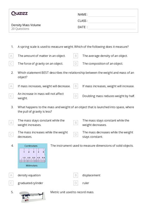 50 Volume Worksheets For 7th Grade On Quizizz Free And Printable