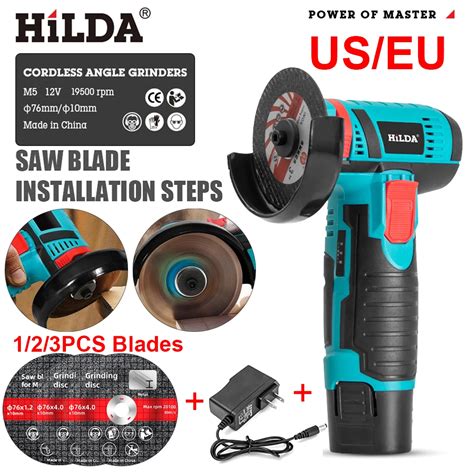 Hilda V Small Angle Grinder Rpm W Cordless Polishing Machine