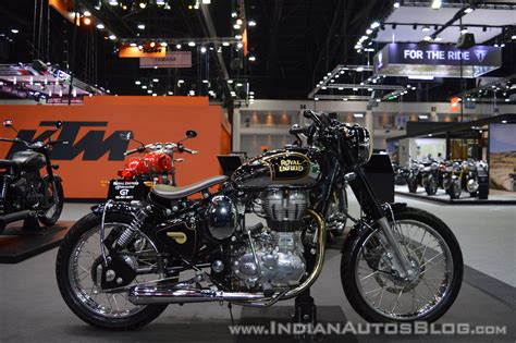 Royal Enfield Classic 500 Bobber & Bullet 500 at 2017 Thai Motor Expo