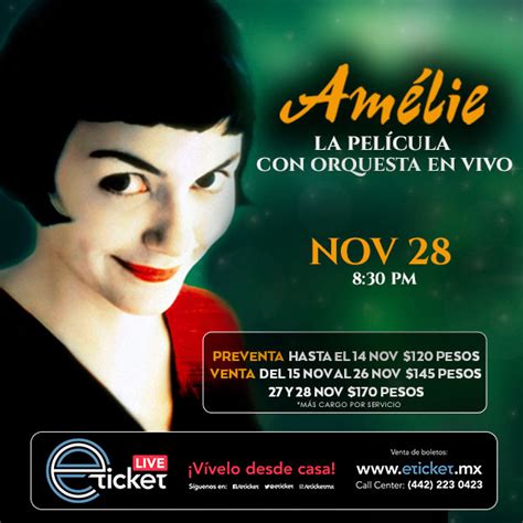 AMÉLIE LA PELÍCULA CON ORQUESTA EN VIVO eticketLIVE Streaming