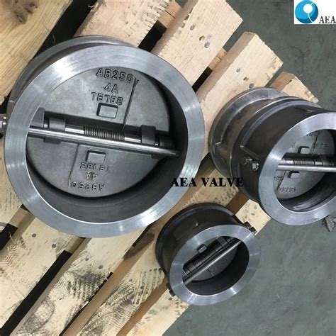 Api D Stainless Steel A Cf M Cf M Body Dual Plate Tilting Disc