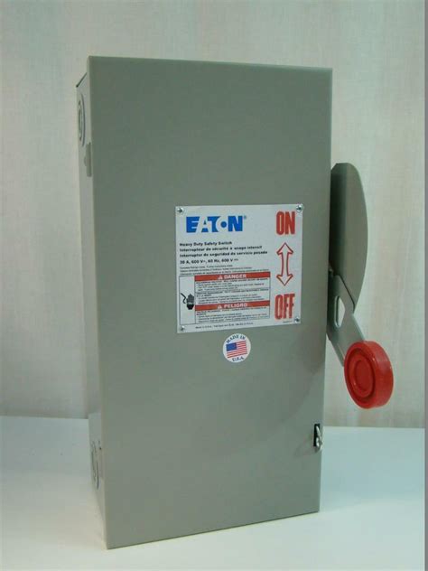 Eaton Cutler Hammer Heavy Duty Safety Switch 30 600V 2 Pole