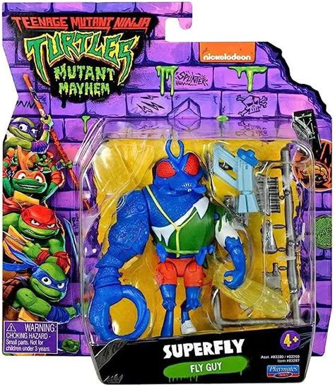 Teenage Mutant Ninja Turtles Mutant Mayhem Superfly 46 Action Figure Fly Guy Playmates Toywiz