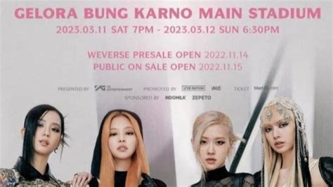 Konser Blackpink Hari Kedua Di Gbk Ini Jadwal Acaranya