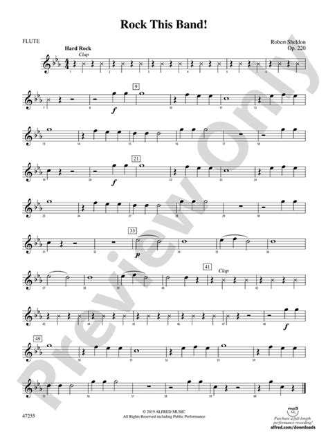 Rock This Band!: Flute: Flute Part - Digital Sheet Music Download