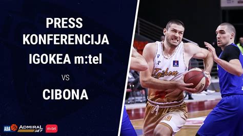 Igokea M Tel Cibona Press Konferencija AdmiralBet ABA Liga YouTube