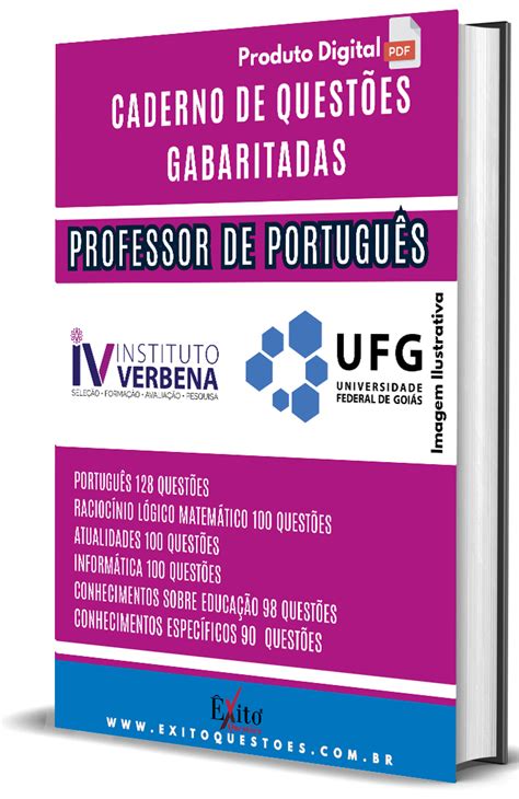 Caderno De Quest Es Gabaritadas Professor De Portugu S Instituto