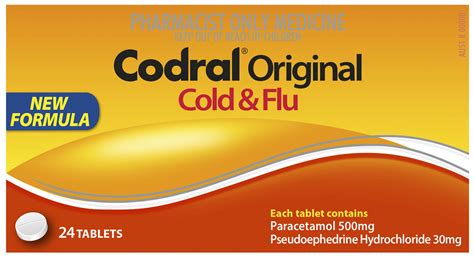 Codral Original Cold And Flu Tablets 24 Pack Bellambi Drive Thru Pharmacy