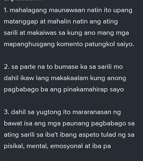 Patulong Nga Po Sa Gawain Sa Pagkatuto Bilang Brainly Ph