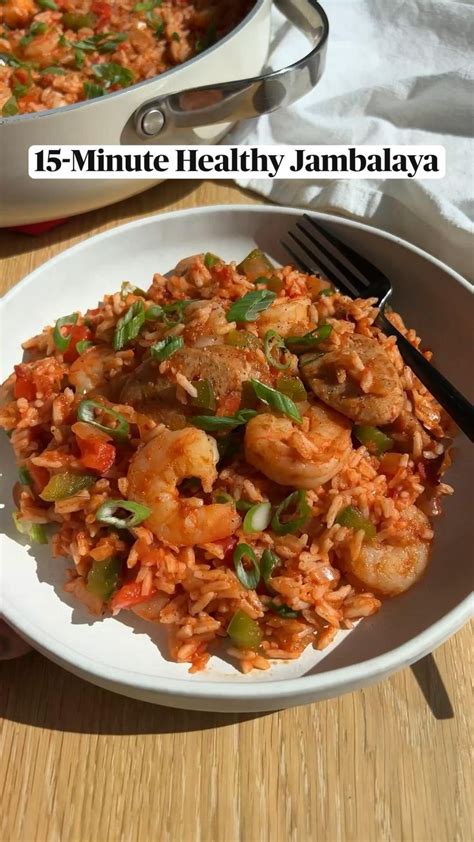 Minute Healthy Jambalaya Recipe One Pan Recipe In Healthy