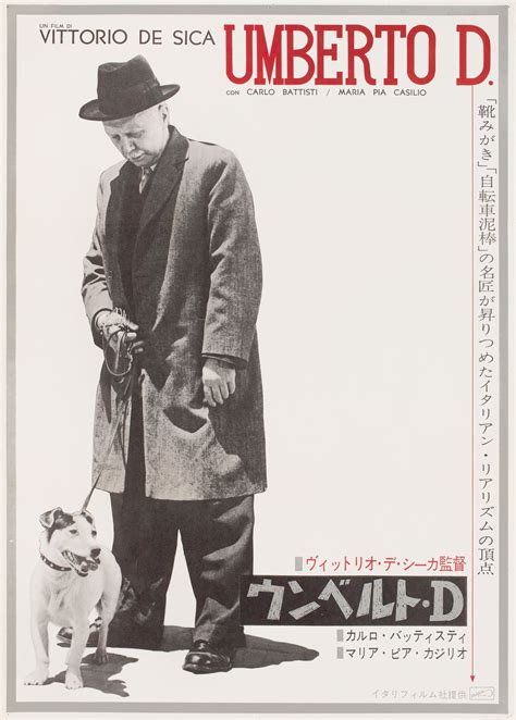 Umberto D Original 1962 Japanese B2 Movie Poster Posteritati Movie