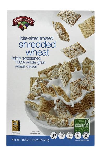 Hannaford Bite Sized Frosted Shredded Wheat Cereal 1source