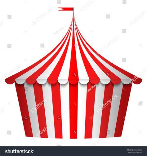 Vector Illustration Circus Tent Stock Vector (Royalty Free) 134228393