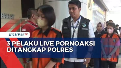 Penampakan Pelaku Pornoaksi Live Streaming Saat Ditangkap Polisi