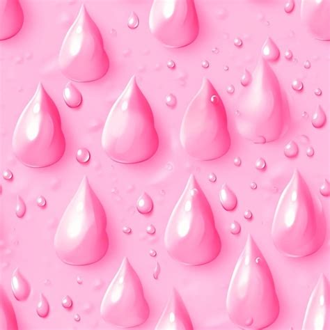 Un Fondo Rosa Con Gotas De Agua Foto Premium