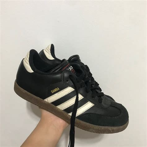 Authentic Lowest Price Black Adidas Samba Classic J Gum Sole Size 5