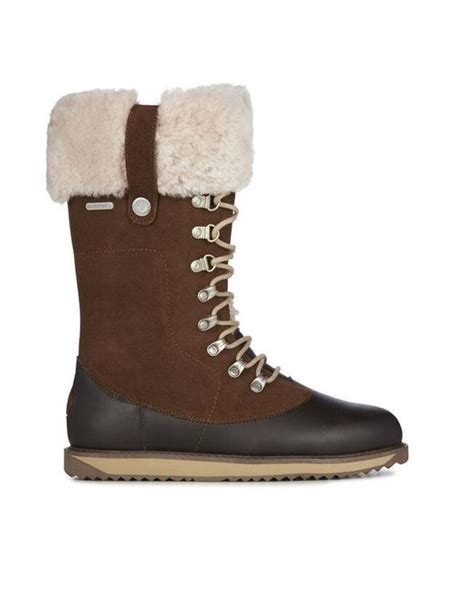 EMU Leather Emu Orica Hi Boots in Brown | Lyst Canada