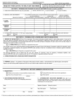 Fillable Online Brunswickcountync Standard Form 180 Fillable Fax Email