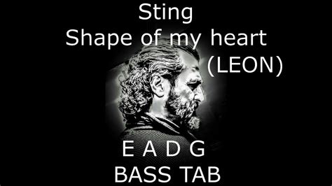 Sting Shape Of My Heart Bass Tab Basscoverandserhat Youtube