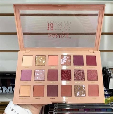 Paleta De Sombras Saniye 18 Tonos Nude Tonos Duo Cromaticos MercadoLibre