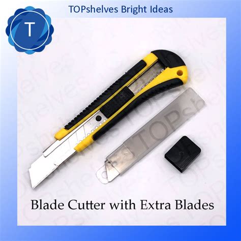 Snap Off Blade Utility Knife Cutter 18mm X 100mm Lazada Ph